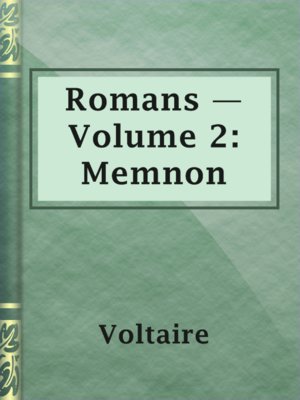 cover image of Romans — Volume 2: Memnon
